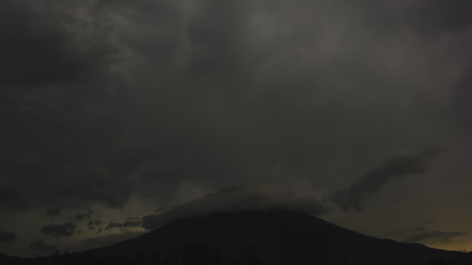 Lightning Storm Over Volcano 11