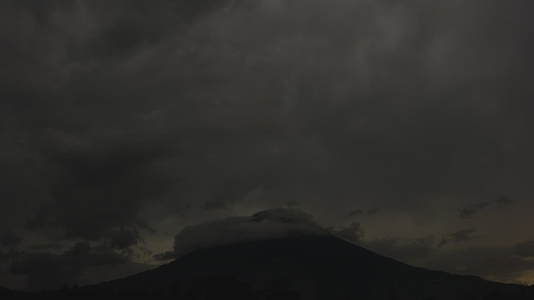 Lightning Storm Over Volcano 10
