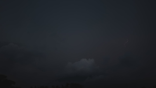 Lightning Storm Over Volcano 14