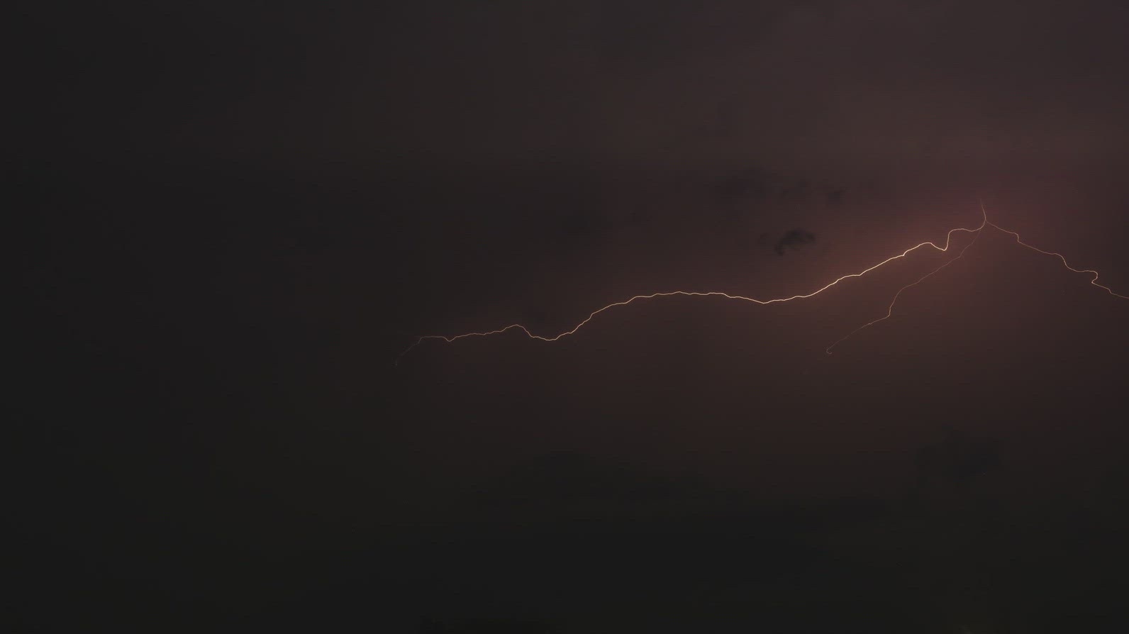 Lightning Storm Over Volcano 16