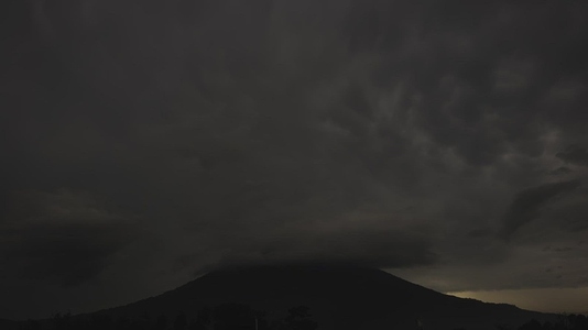 Lightning Storm Over Volcano 17
