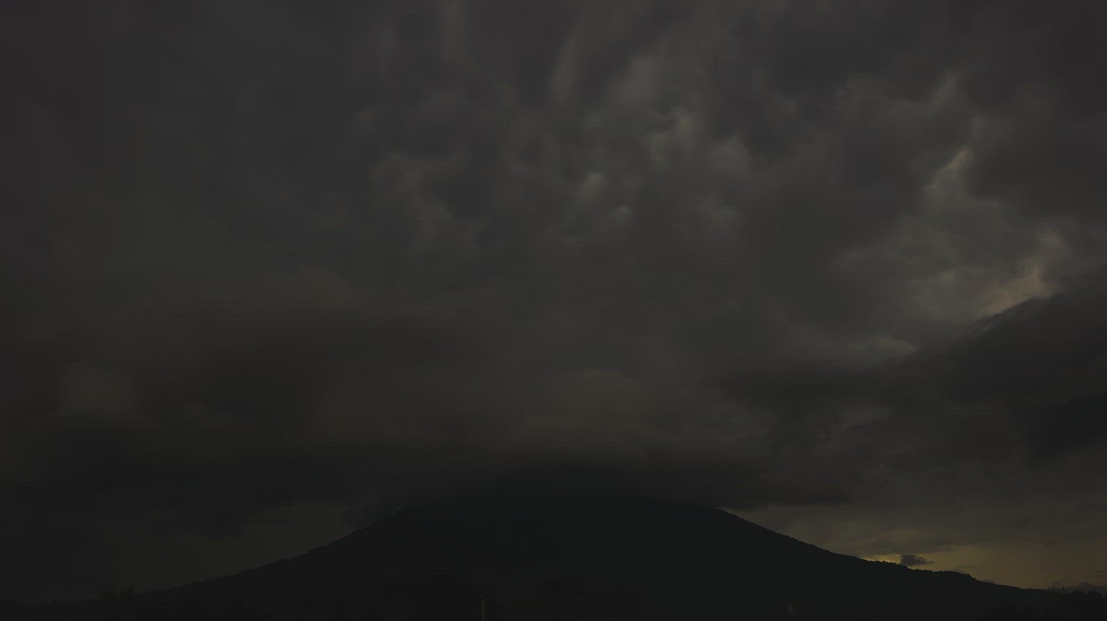 Lightning Storm Over Volcano 18