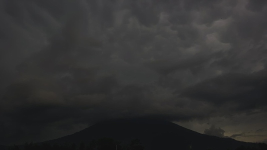 Lightning Storm Over Volcano 23