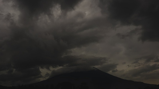 Lightning Storm Over Volcano 24