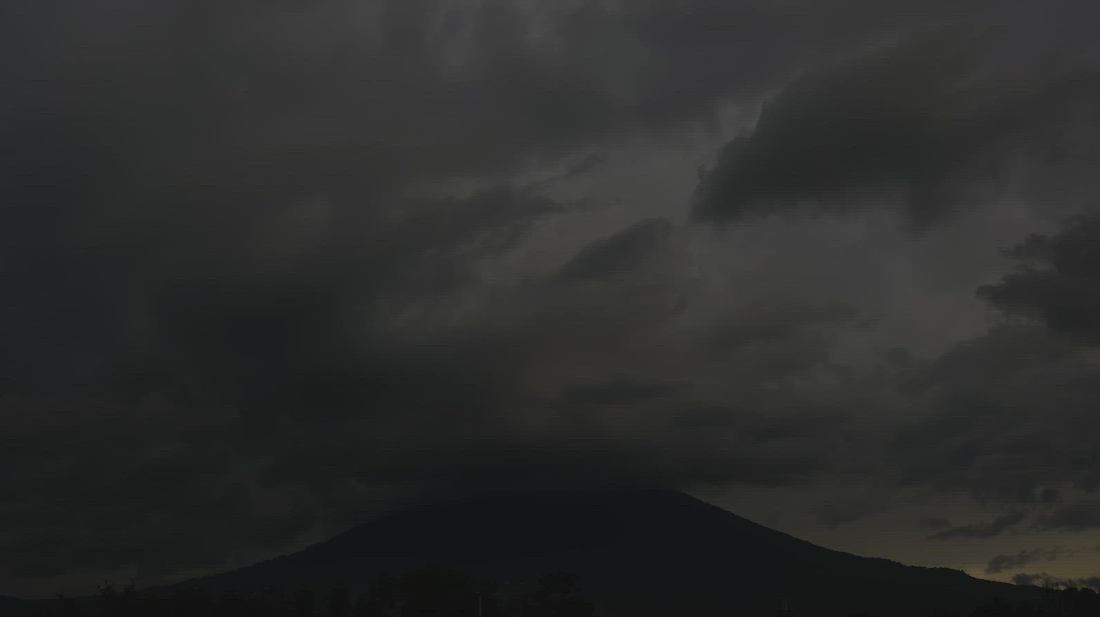 Lightning Storm Over Volcano 25